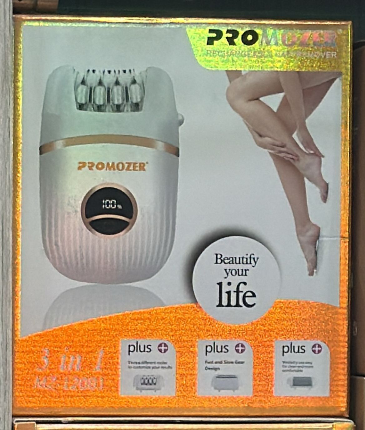 Vista 2 de Rasuradora Pro Mozer Para Damas. Blanco